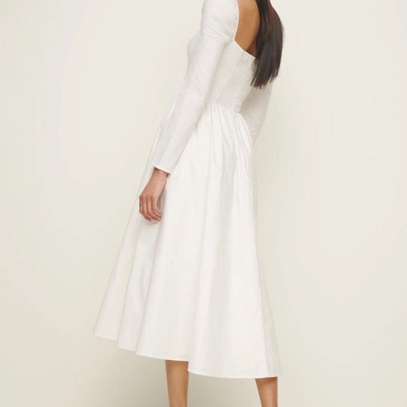 NWT Reformation Elly Dress - White - Picture 3 of 6